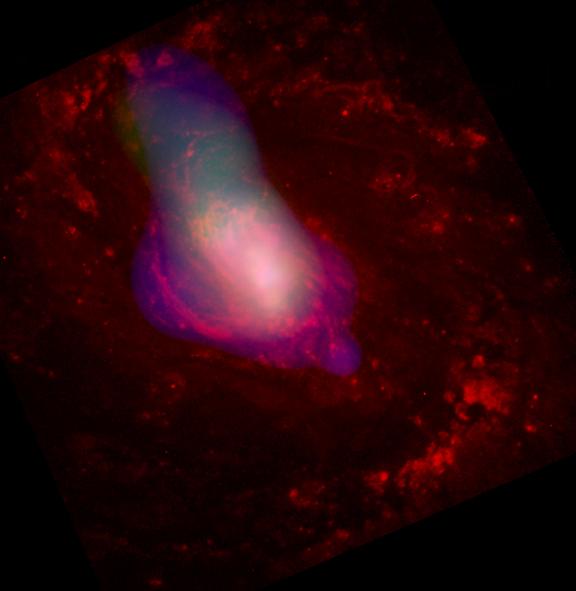 [M77 in X-rays, CXO]