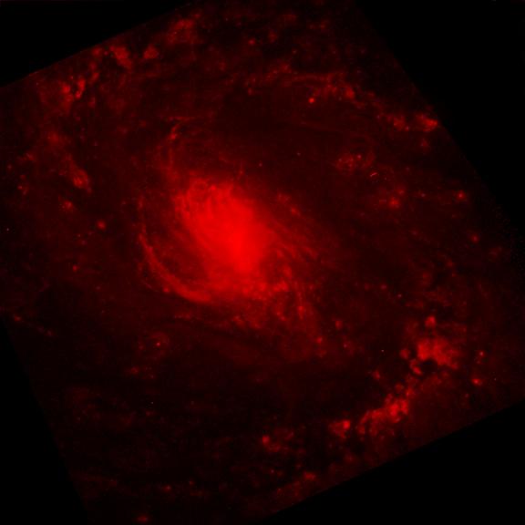 [M77 in visible light, HST]